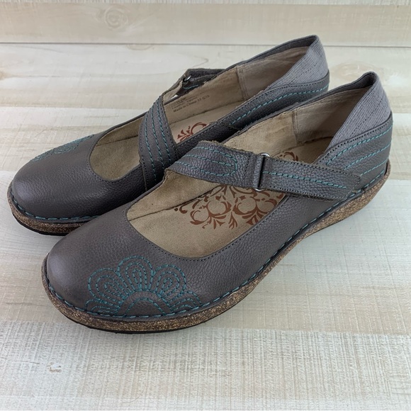 Aetrex Shoes Aetrex Gray Mary Jane Shoes Poshmark